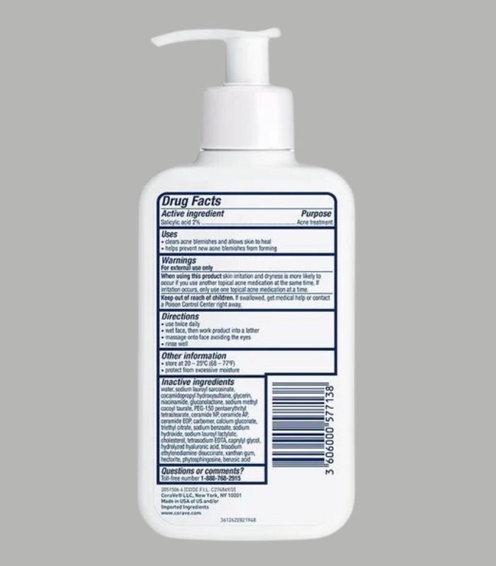 Dermatologist-developed! CeraVe Acne Control Cleanser helps fight acne with salicylic acid and oil-absorbing technology for clearer skin.