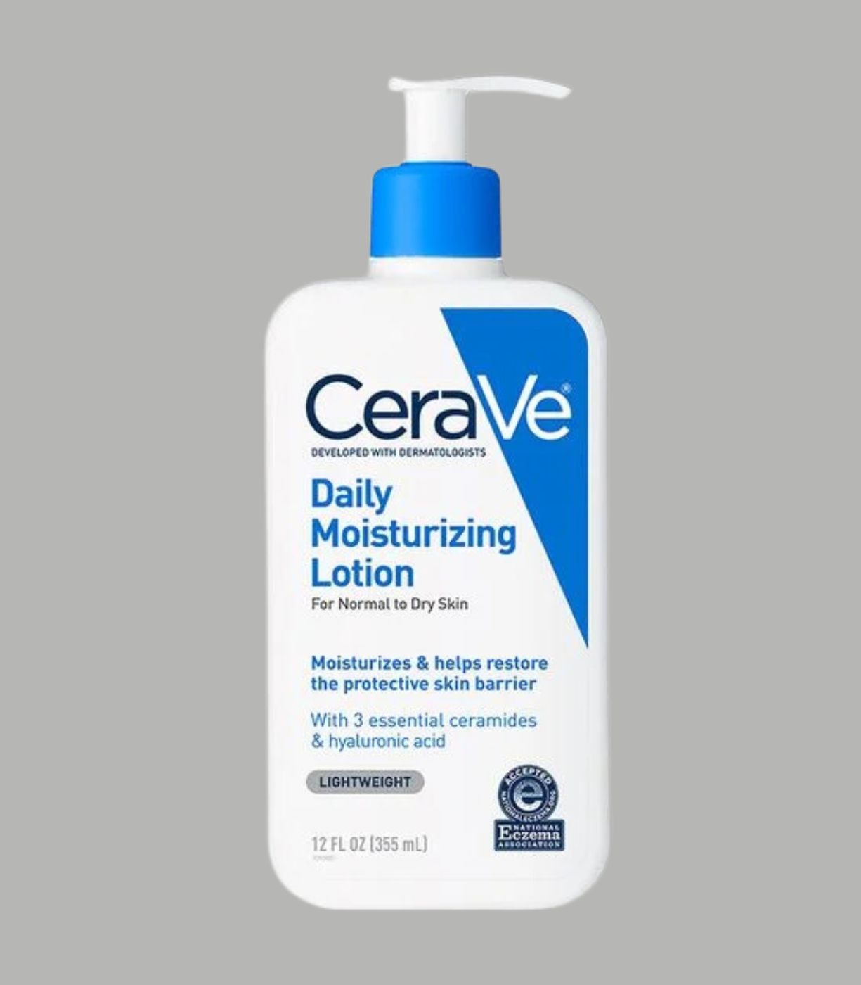 Show drafts volume_up  CeraVe Daily Moisturizing Lotion - Fragrance-free, oil-free lotion for intense hydration and relief from dry skin.