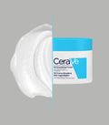 Blue pump bottle - CeraVe Smoothing Cleanser with salicylic acid (SA) effectively removes dirt & oil, leaving skin smoother.